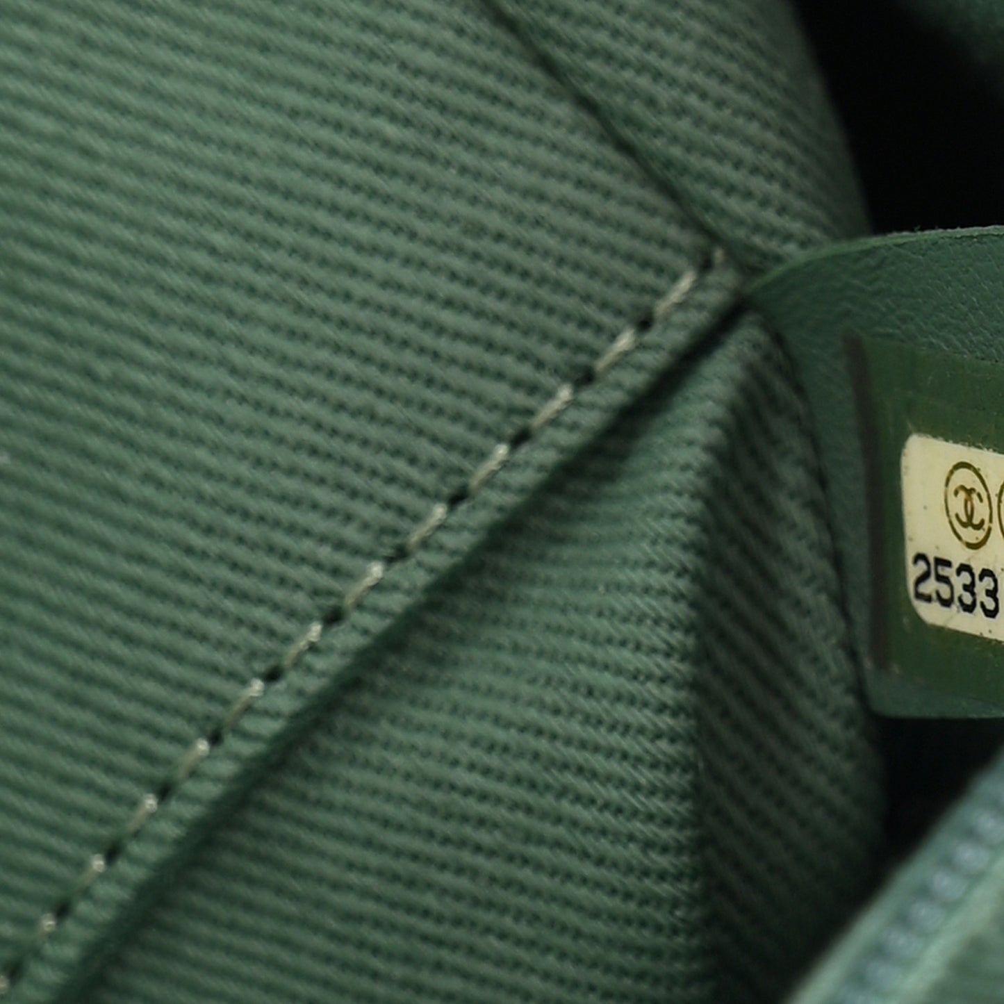 Canvas Small Deauville Tote Green