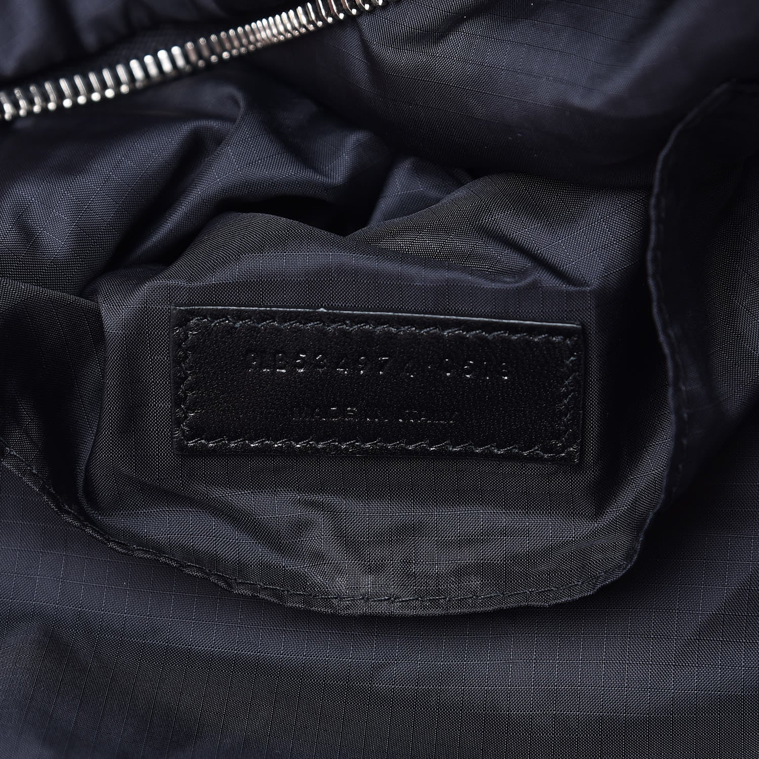 Saint Laurent Nylon City Fold Up Backpack Belt Bag Black 11 of 16