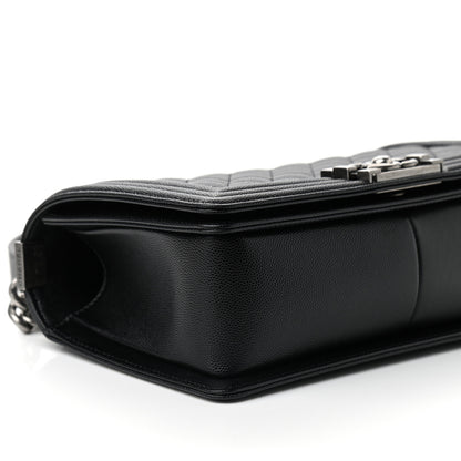 Chanel Caviar Quilted Medium Boy Flap Black 6 of 9