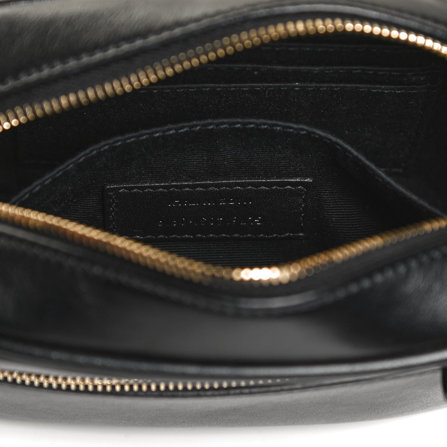 Saint Laurent Calfskin Matelasse Monogram Lou Belt Bag Black 7 of 12
