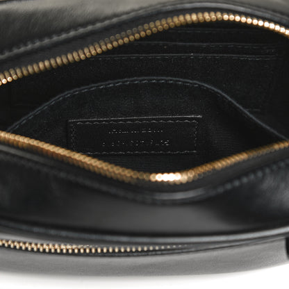 Saint Laurent Calfskin Matelasse Monogram Lou Belt Bag Black 7 of 12