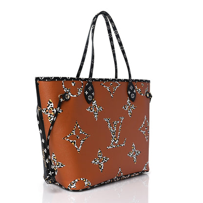 Louis Vuitton Monogram Giant Jungle Neverfull MM Black 2 of 9