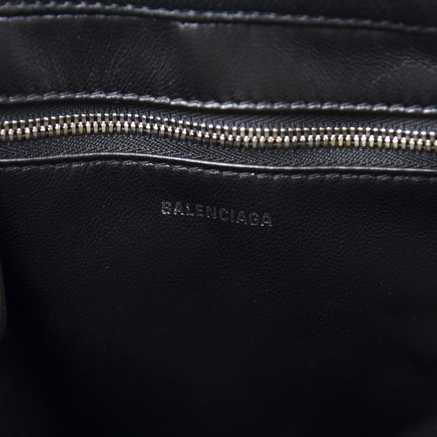 Balenciaga Shiny Day Calfskin Logo XS Triangle Duffle Jaune Black 8 of 11