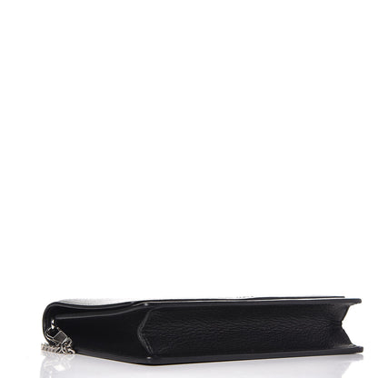 Givenchy Sugar Goatskin Pandora Chain Wallet Black 4 of 9