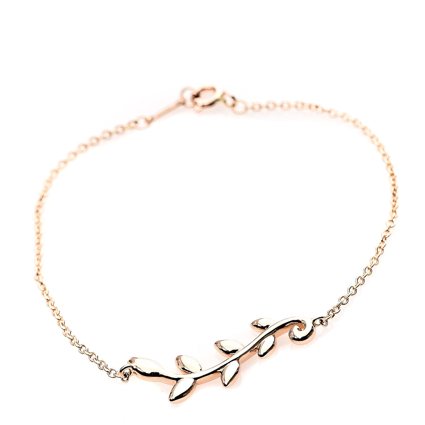 18K Rose Gold Paloma Picasso Olive Leaf Bracelet