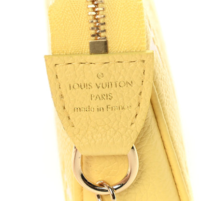 Louis Vuitton Empreinte Monogram Mini Pochette Accessories Lemon Curd Yellow 6 of 7