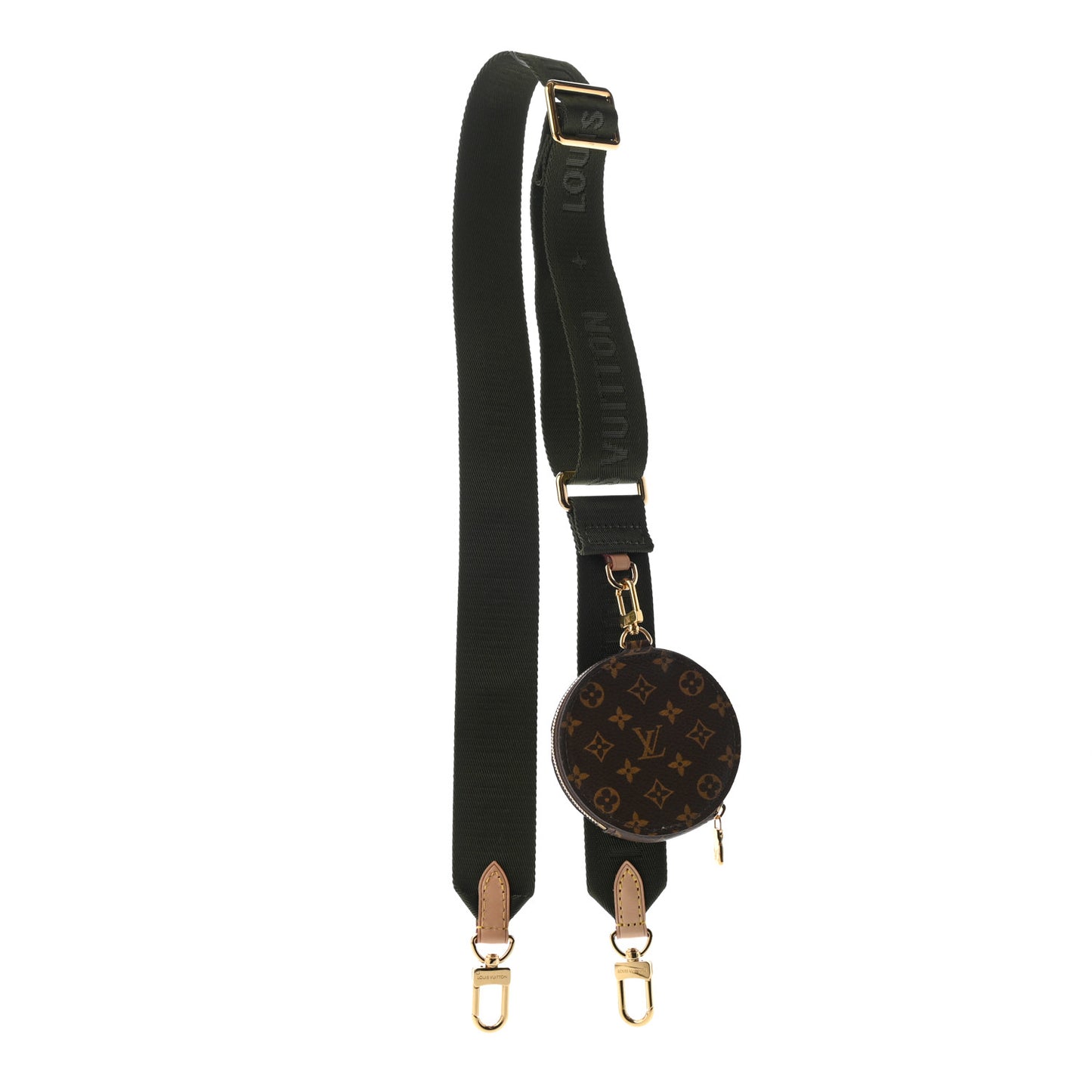 Monogram Multi Pochette Accessories Bandouliere Shoulder Strap Kaki