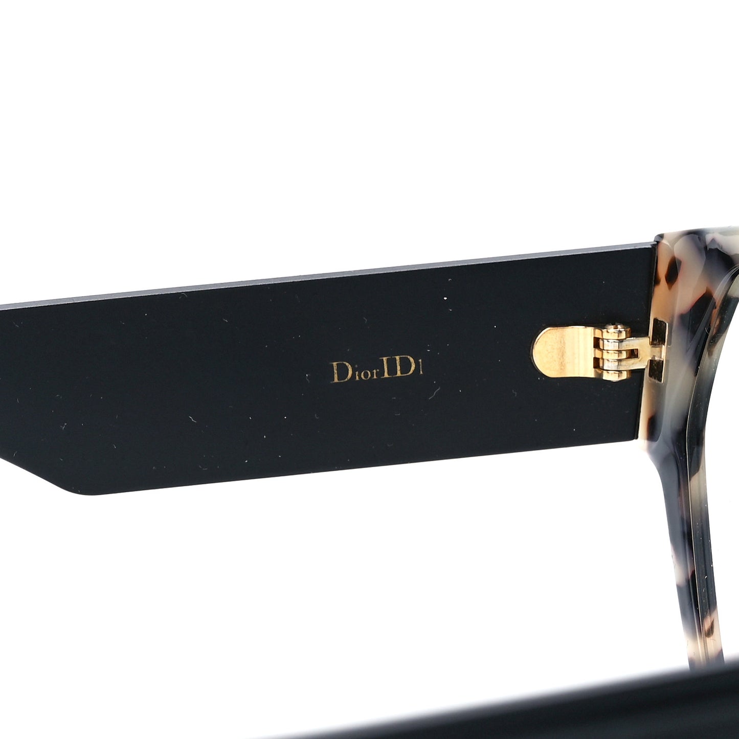 Acetate Square DiorID1 Sunglasses White Tortoise
