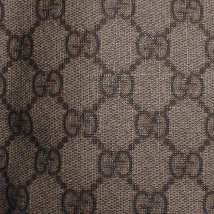 Gucci GG Plus Monogram Medium Double Buckle Flap Messenger Bag Beige Red 8 of 8