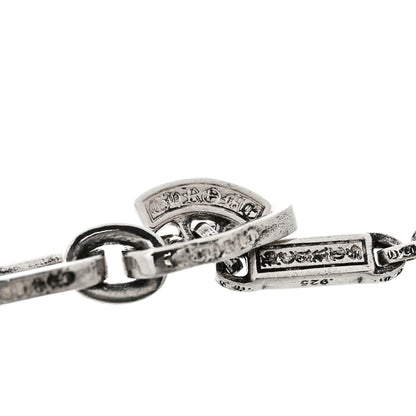 Chrome Hearts Sterling Silver Paper E Chain Bracelet 3 of 3