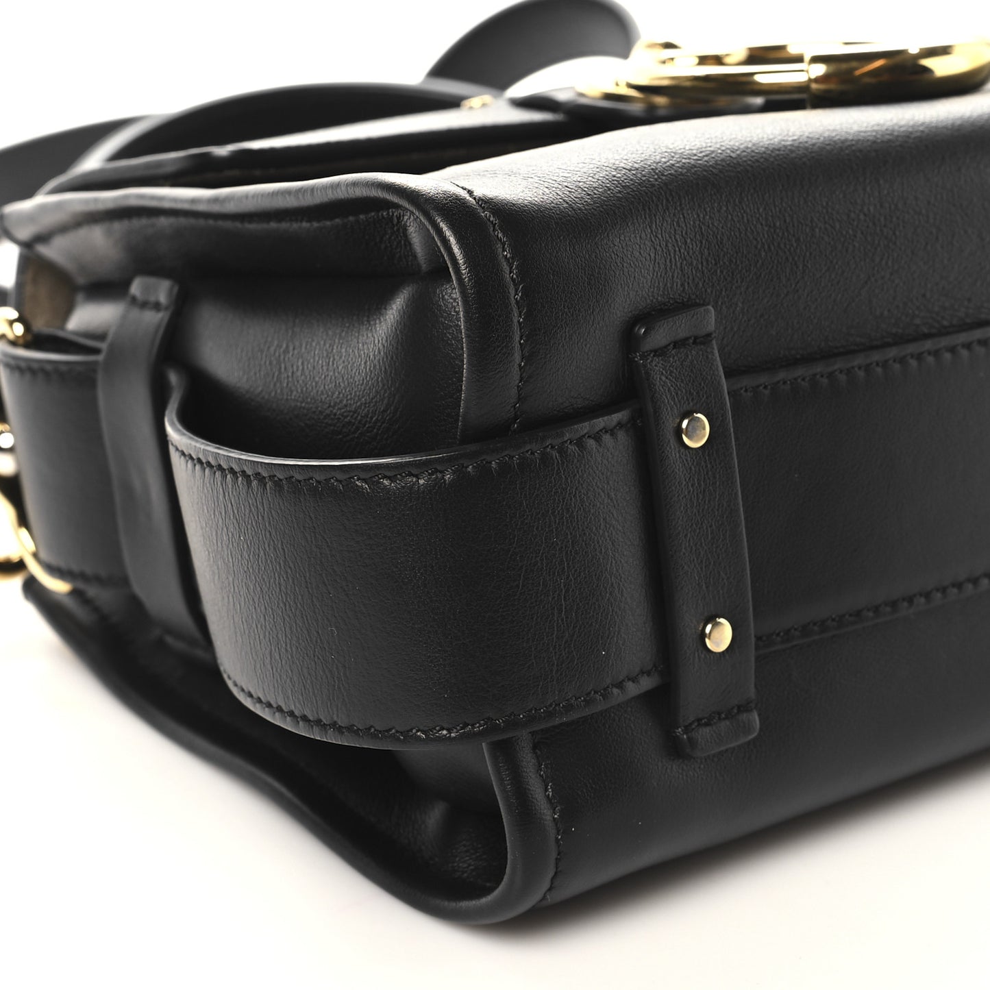 Calfskin Mini Tess Day Bag Black