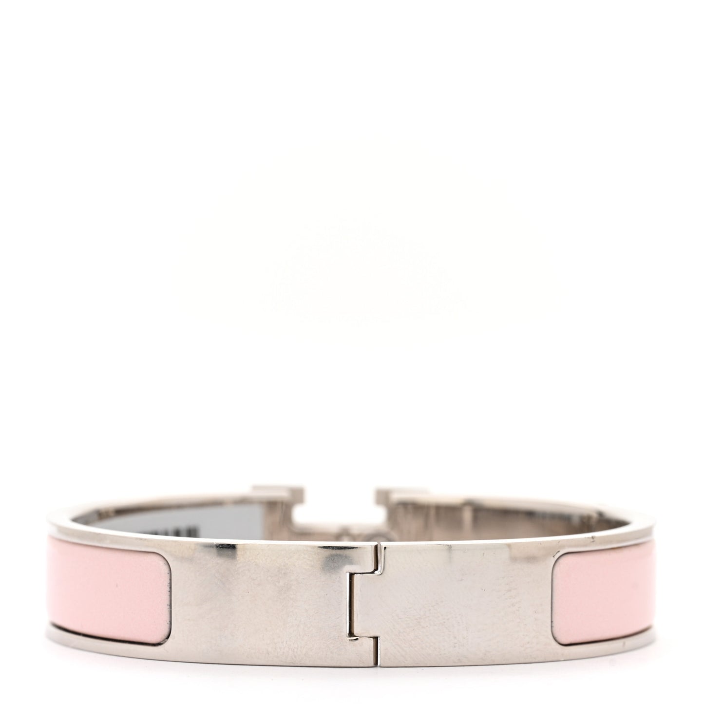 Enamel Narrow Clic Clac H Bracelet PM Rose Candeur