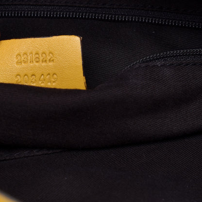 Gucci Guccissima Medium New Britt Hobo Yellow 10 of 13