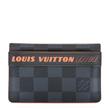 Louis Vuitton Damier Cobalt Race Porte Cartes Simple 1 of 7