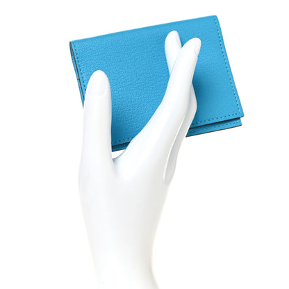 Hermes Chevre Mysore Grand Modele Agenda Cover Bleu Azteque 2 of 7
