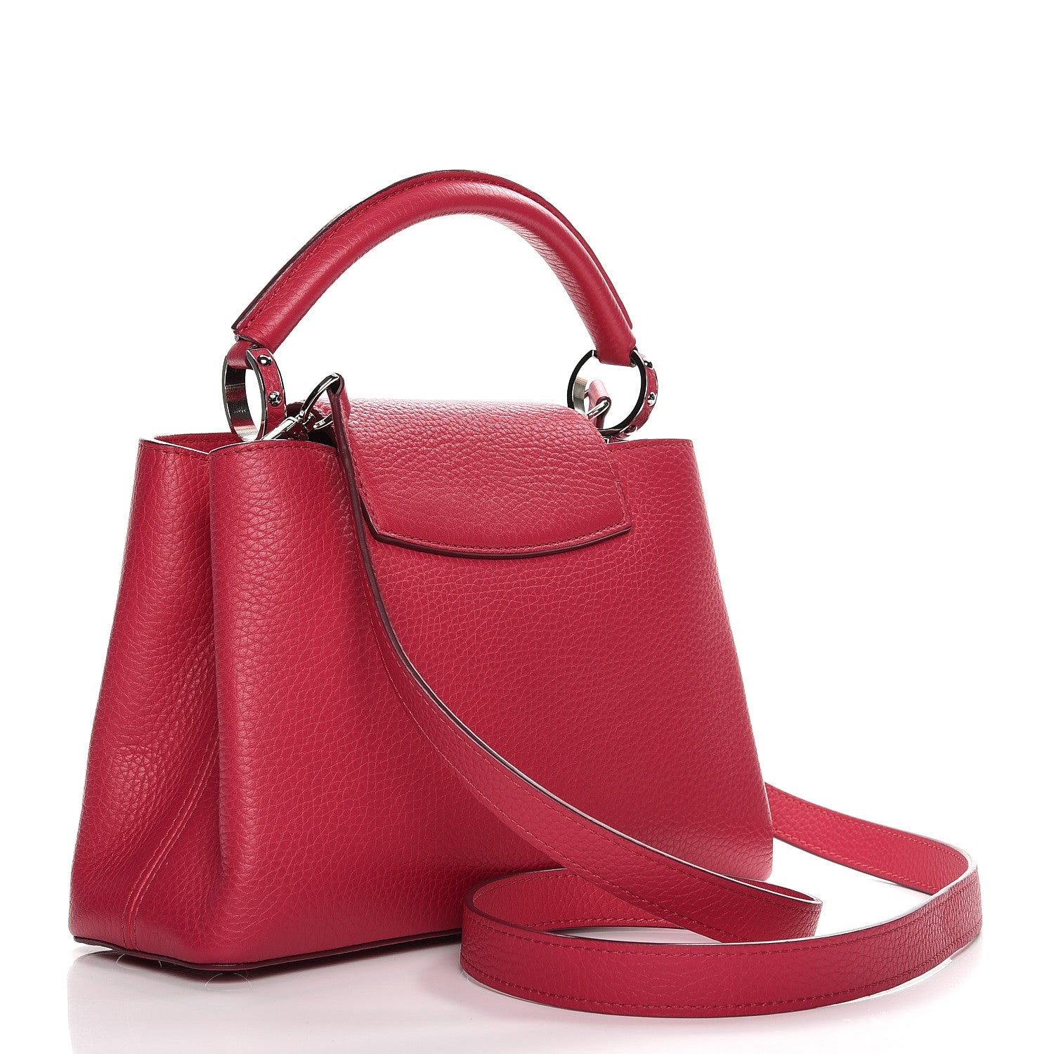 Louis Vuitton Taurillon Capucines BB Fuchsia 4 of 8