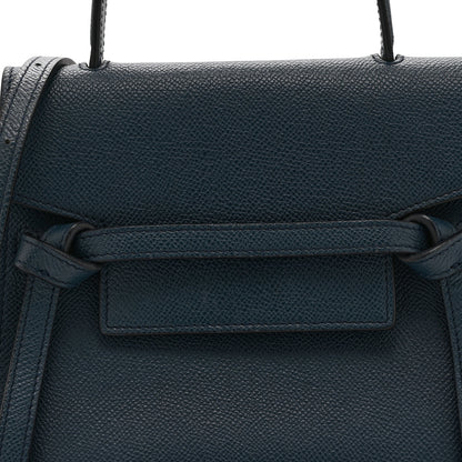 Celine Baby Grained Calfskin Nano Belt Bag Abyss Blue 8 of 10