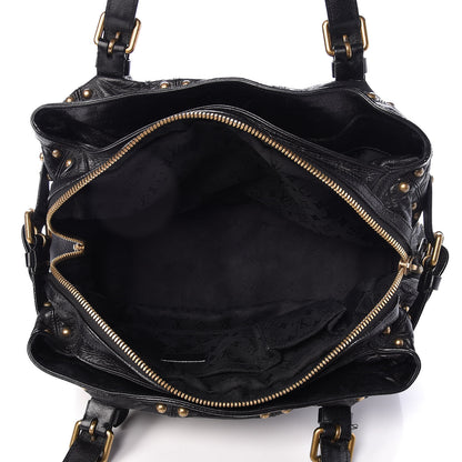 Louis Vuitton Lambskin Riveting Black 5 of 19