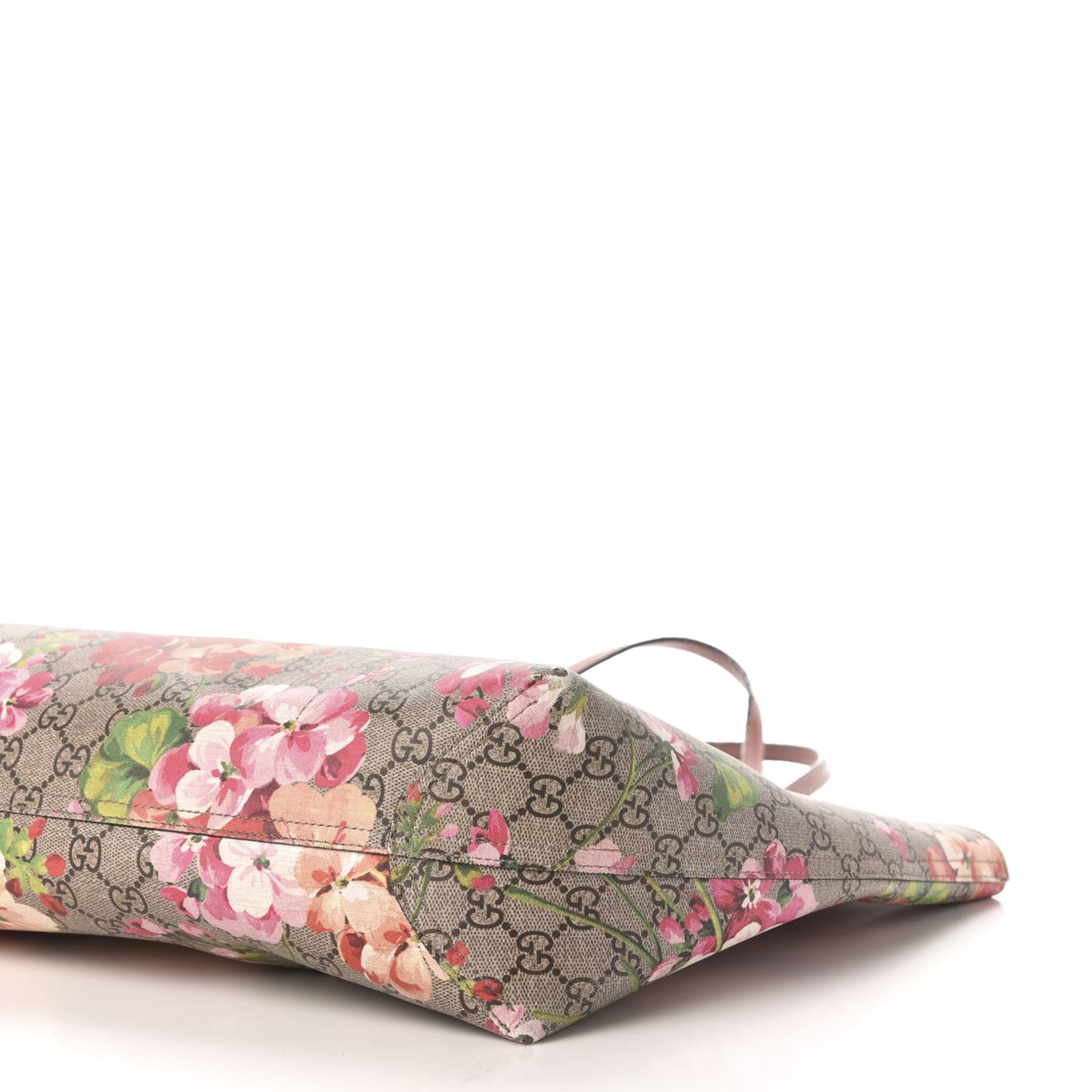 GG Supreme Monogram Blooms Medium Reversible Tote Beige Multicolor Dry Rose