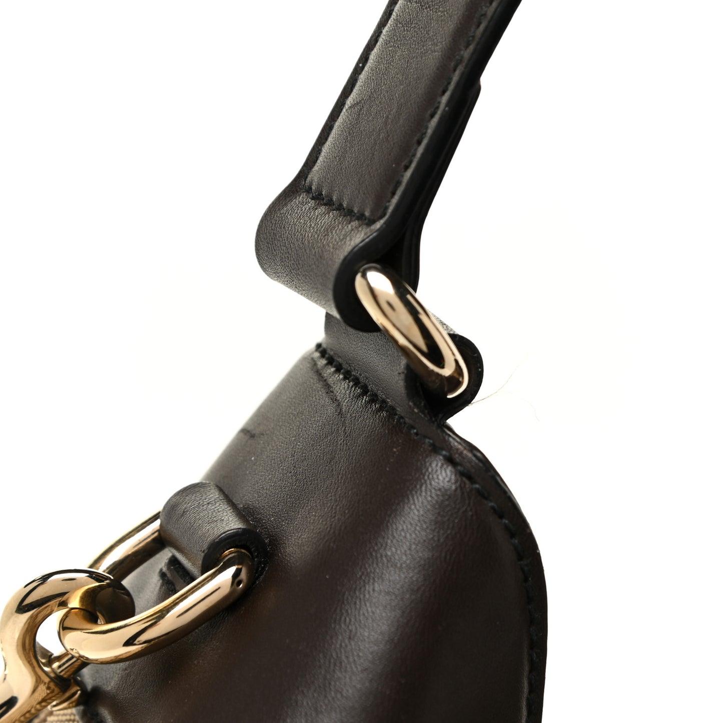 Monogram Margaux Calfskin Medium Emily Hobo Beige Ebony Cocoa