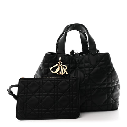 Christian Dior Calfskin Macrocannage Medium Toujours Black 3 of 13