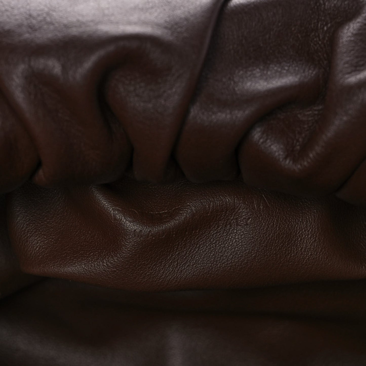 Smooth Butter Calfskin Small The Shoulder Pouch Brownie