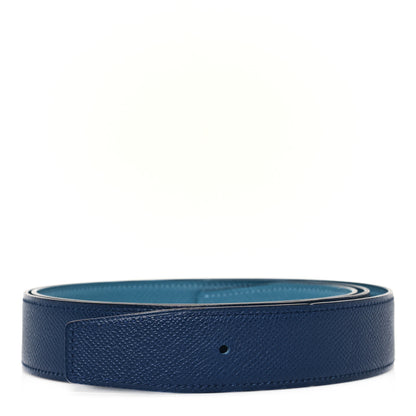 Hermes Epsom 32mm Belt Strap 100 40 Bleu Agate Bleu de Prusse 1 of 5