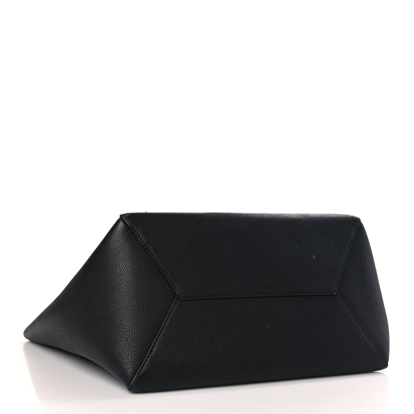 Calfskin Lockme Go Tote Black