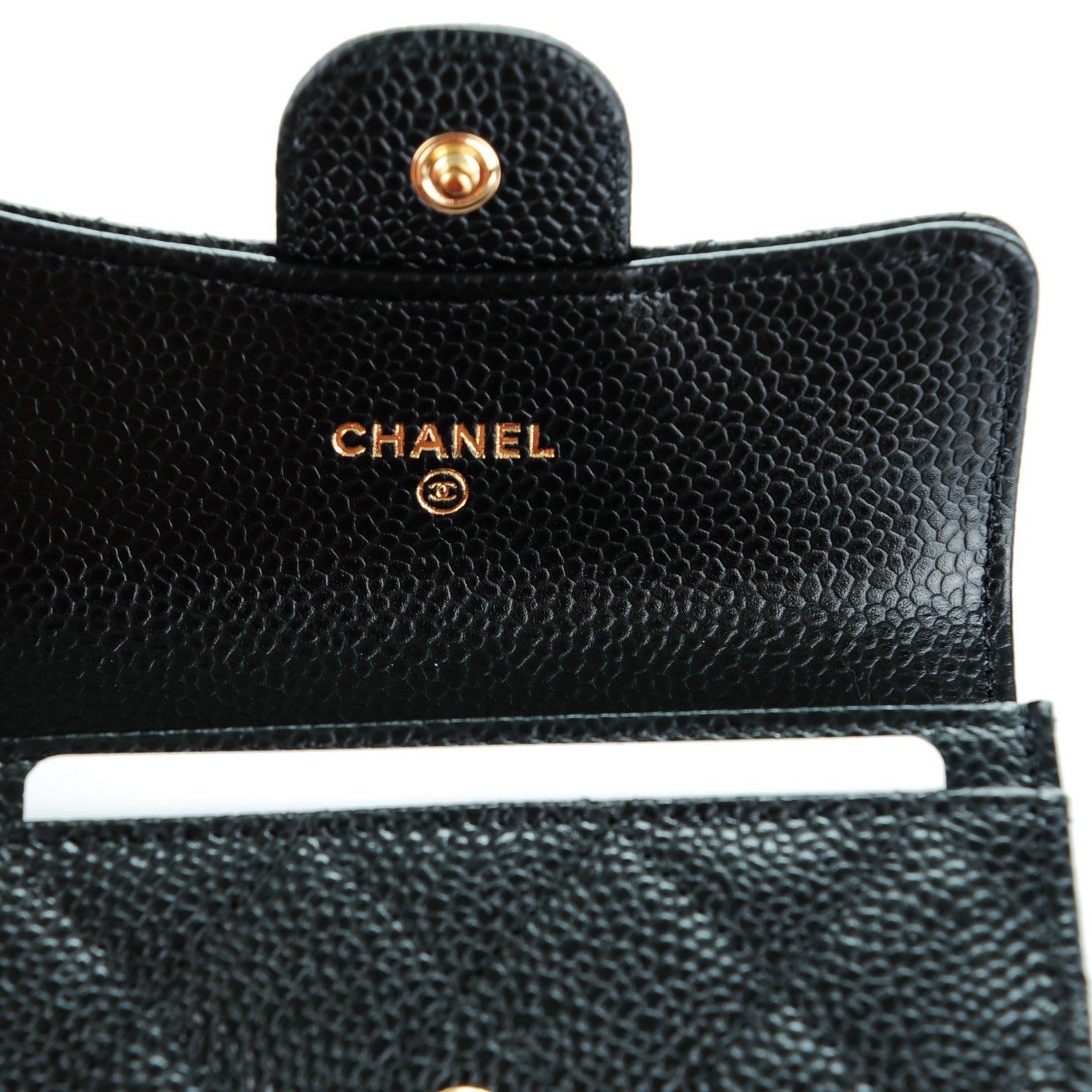 Chanel Caviar Quilted Flap Card Holder Black 6 of 8