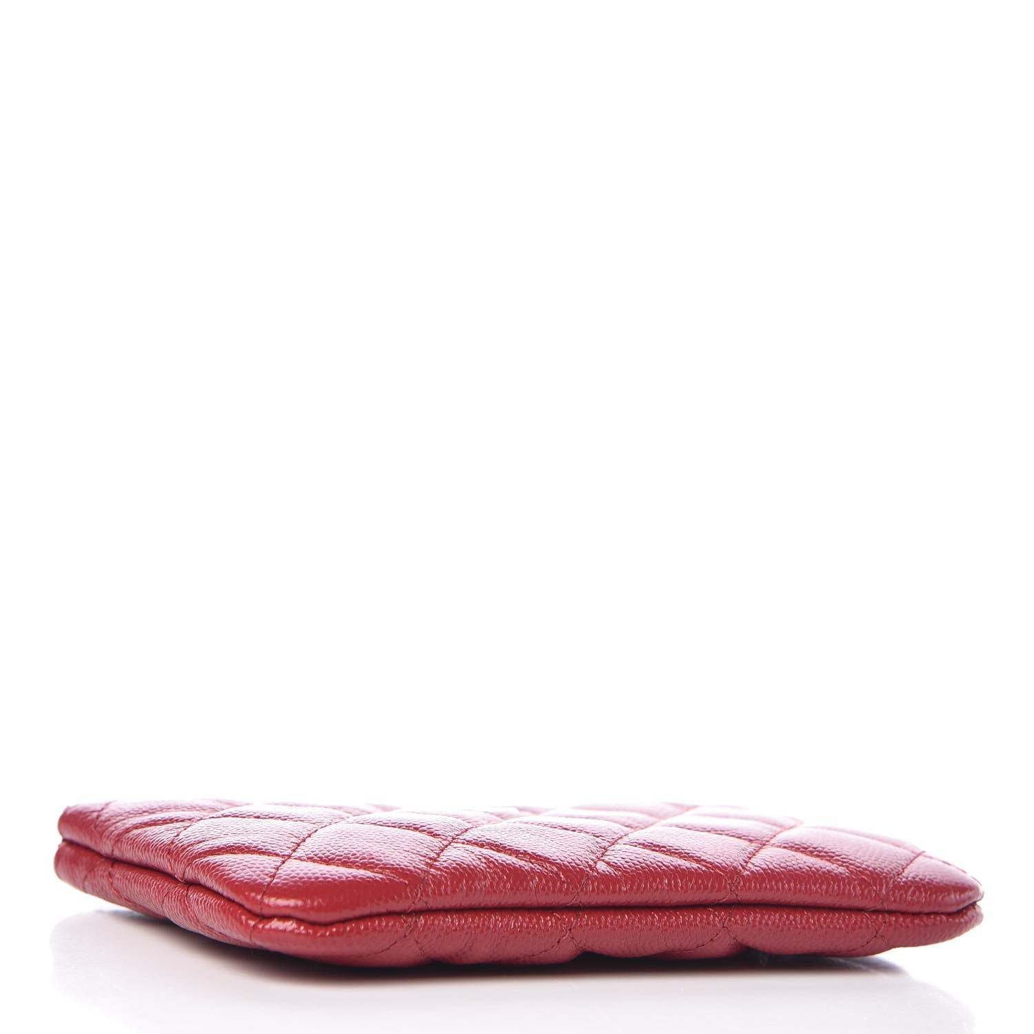 Chanel Caviar Quilted Small Cosmetic Case Dark Red 4 of 8