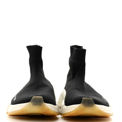 Balenciaga Technical 3D Recycled Knit Bi-Color Womens Speed 2.0 Transparent Sole Sneakers 38 Black White 3 of 11