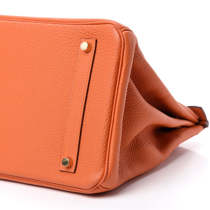 Hermes Togo Birkin 35 Orange 7 of 10