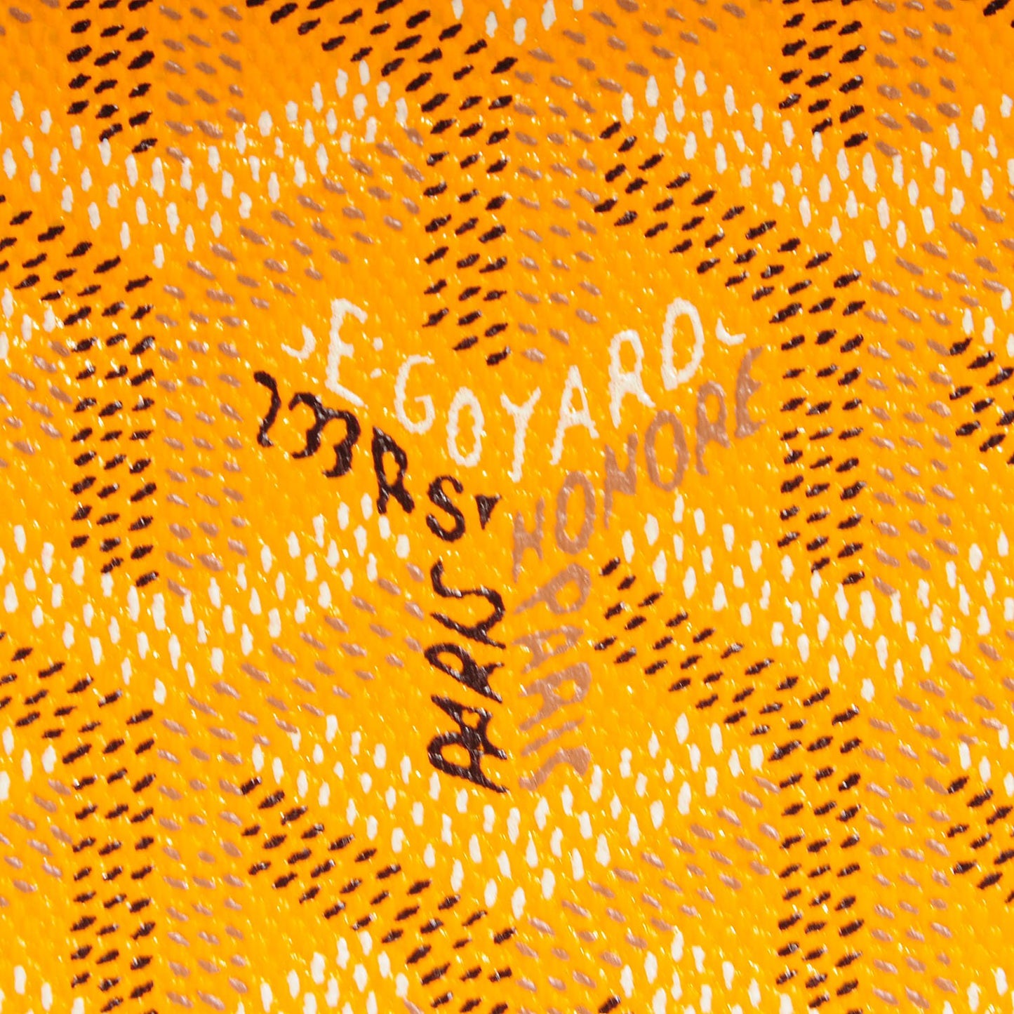 Goyardine Steamer Bag Yellow