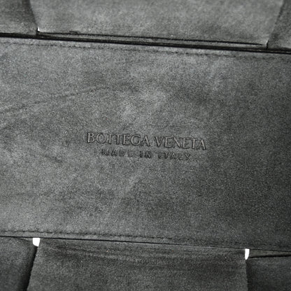 Bottega Veneta Grained Calfskin Maxi Intrecciato Mini Arco Tote Black 7 of 10