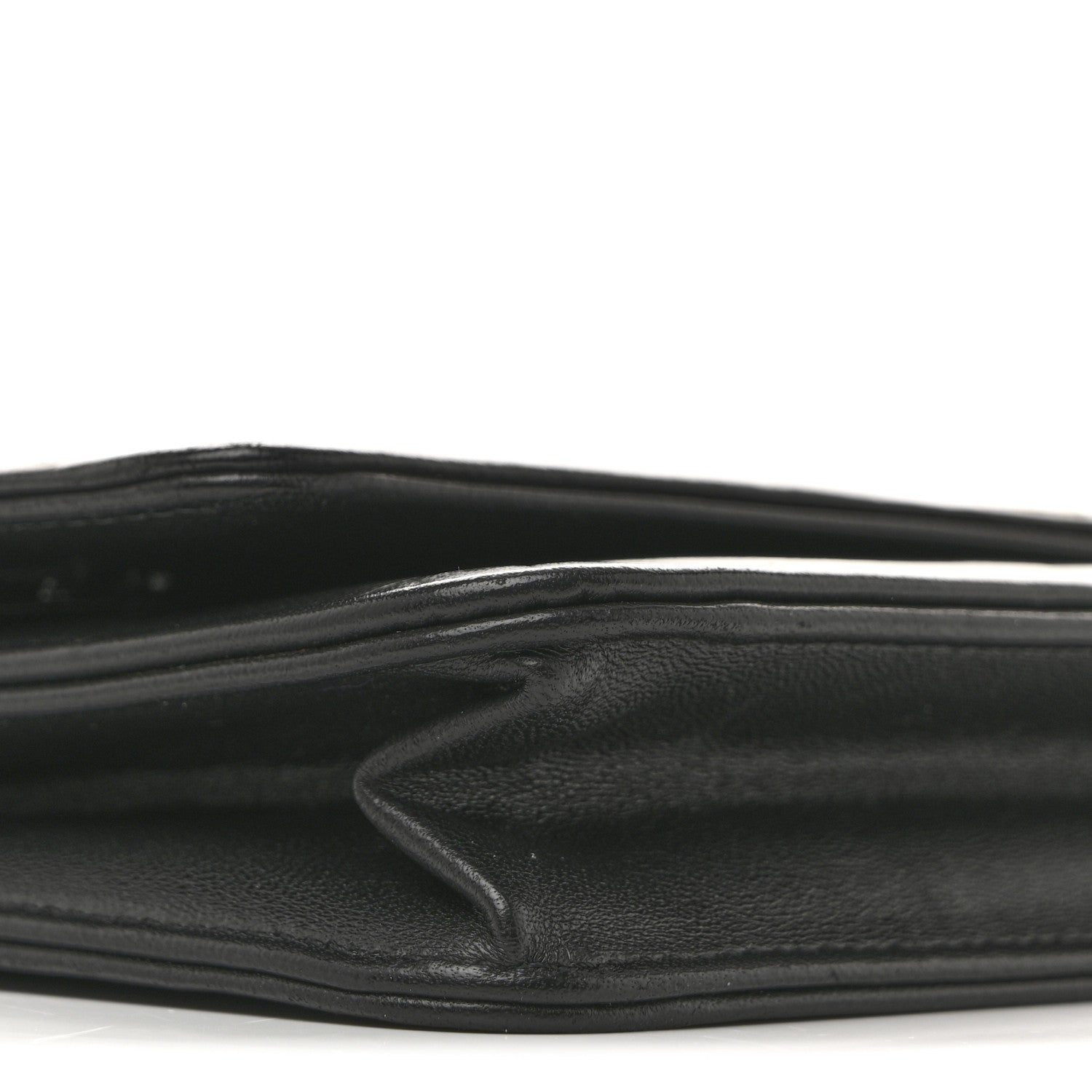 Chanel Lambskin Camellia Embossed Wallet on Chain WOC 10 of 15