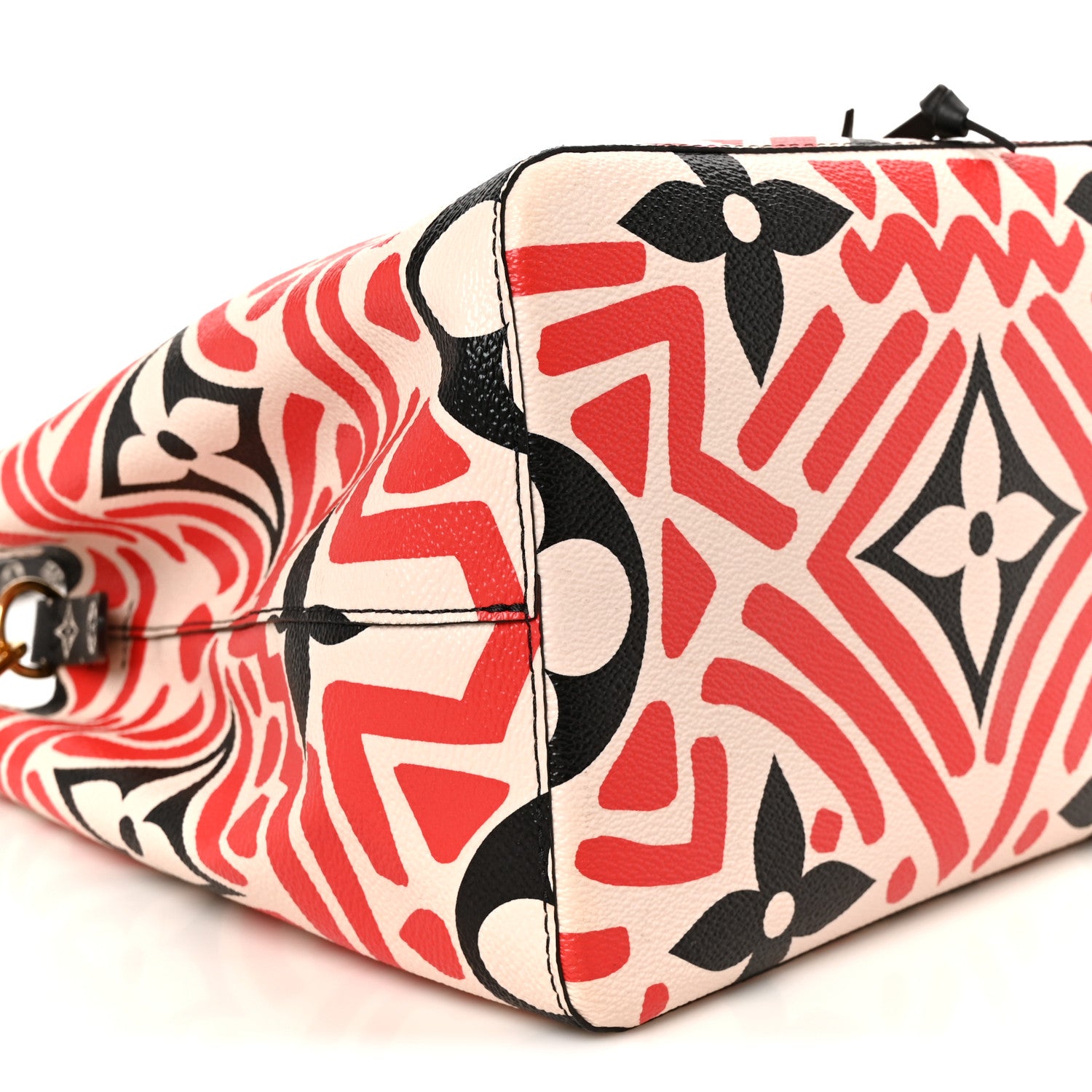 Louis Vuitton Monogram Giant Crafty NeoNoe MM Creme Rouge Black 8 of 9