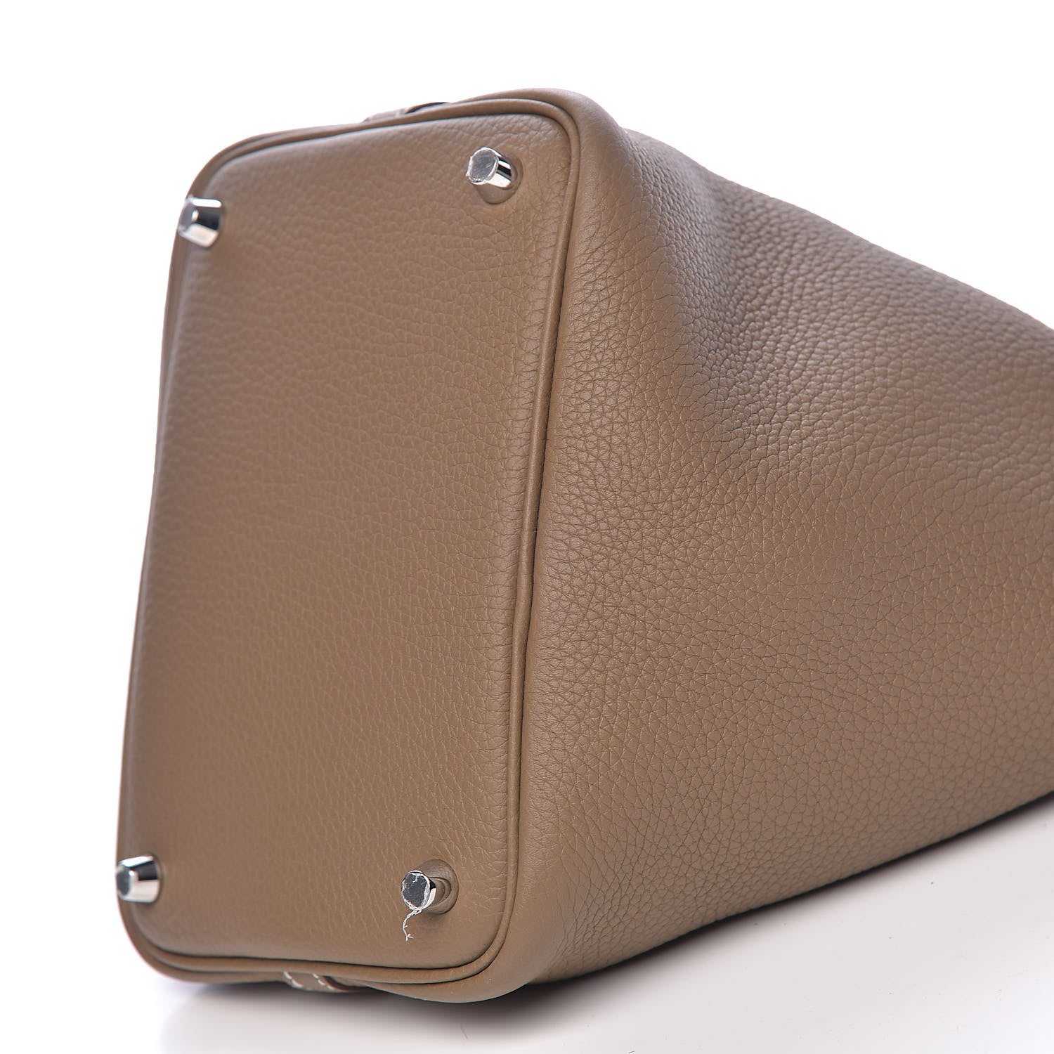 Hermes Taurillon Clemence Picotin Lock 18 PM Etoupe 9 of 10