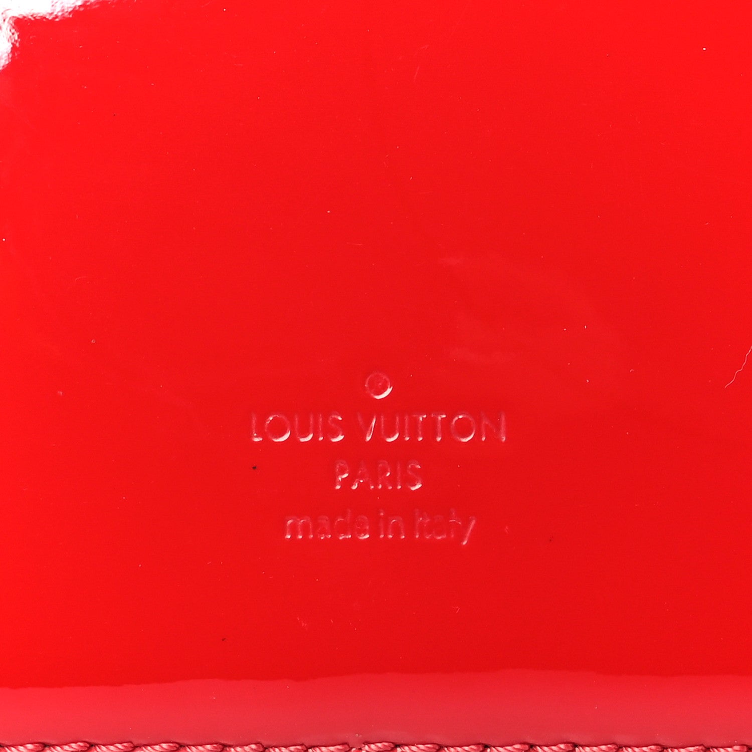 Louis Vuitton Patent Calfskin Monogram Cherrywood BB Scarlet 6 of 9