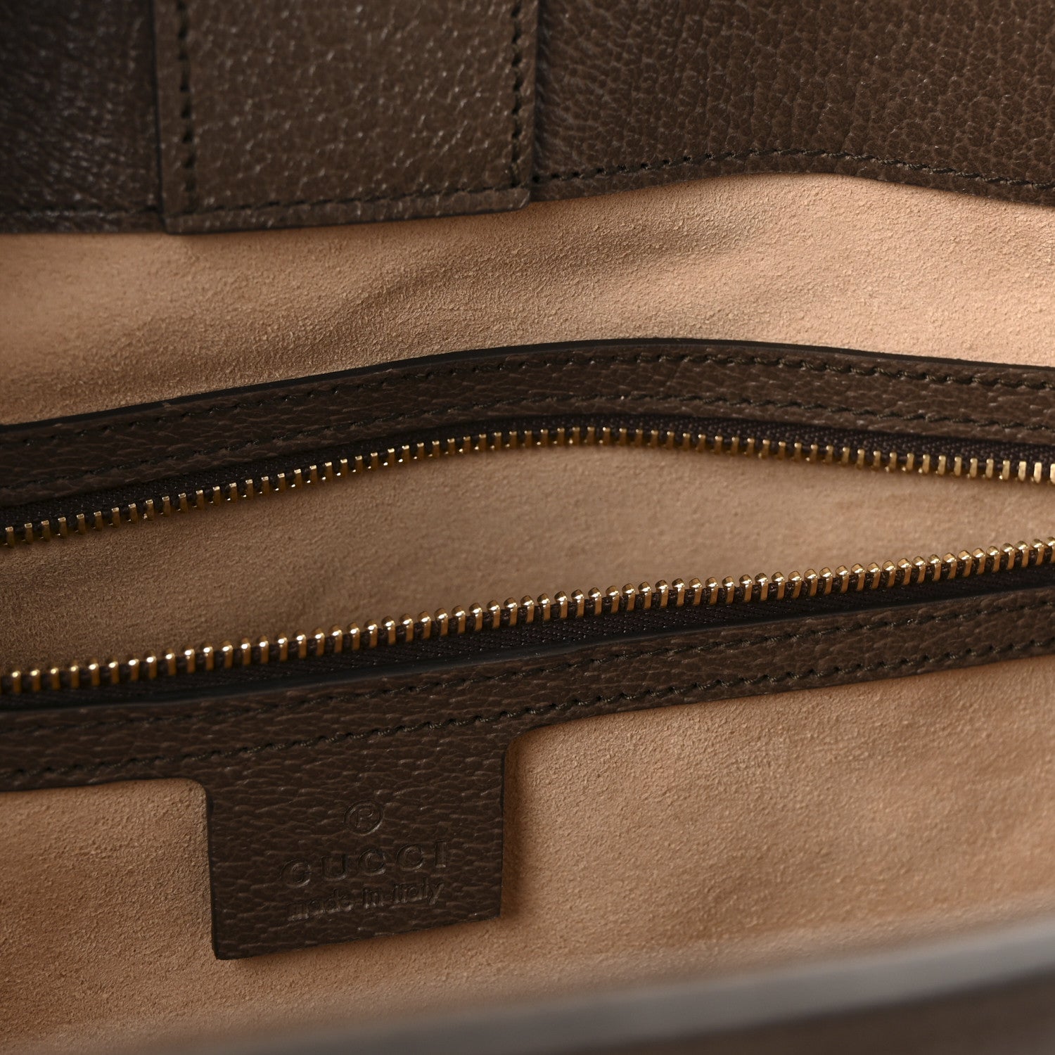 Gucci GG Supreme Monogram Medium Ophidia Shopping Tote Brown 6 of 11