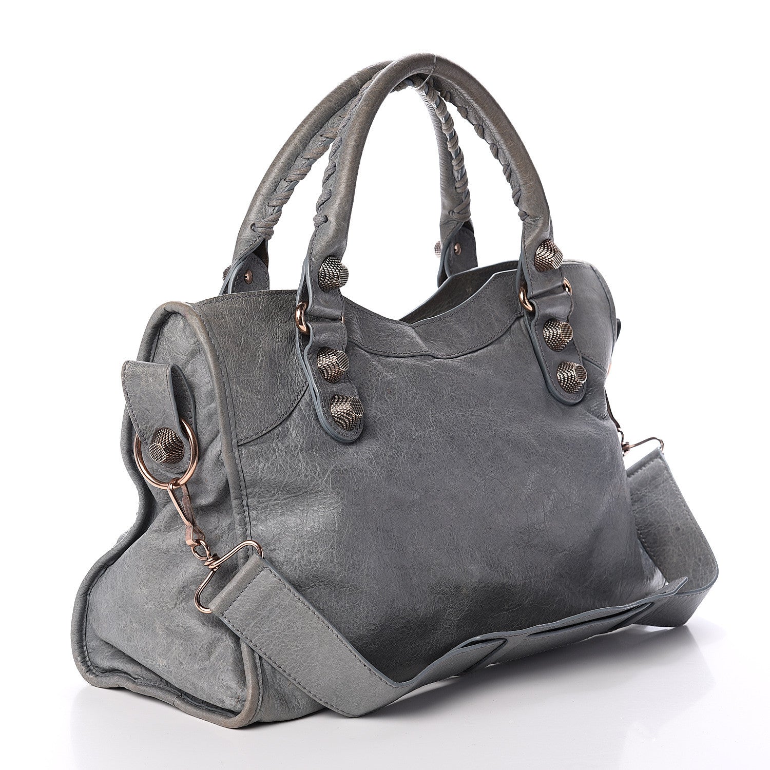 Balenciaga Agneau Giant 21 Silver Hardware City Ardoise 2 of 7