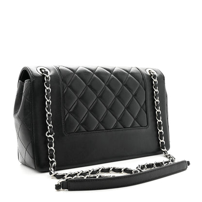 Chanel Sheepskin Quilted Vintage Mademoiselle Flap Black 3 of 12