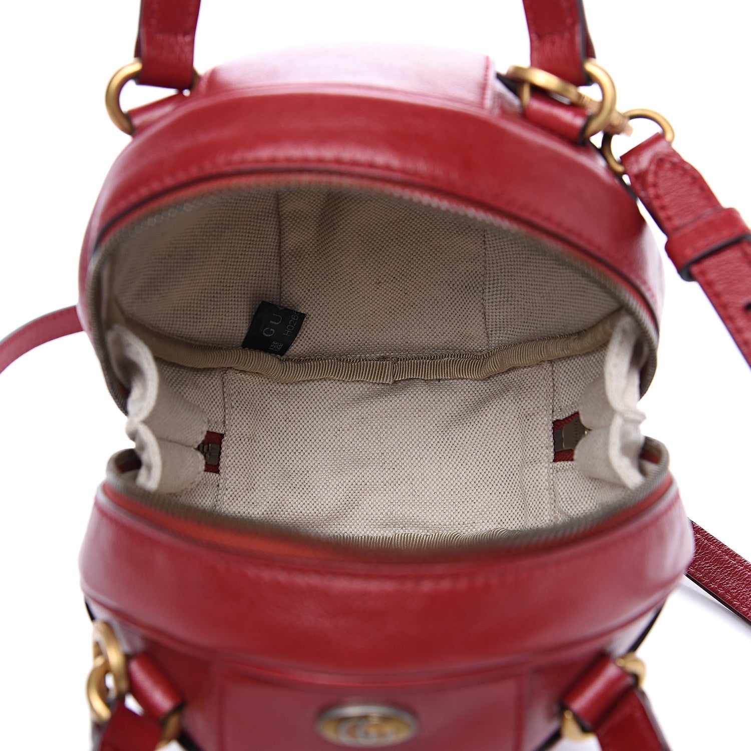 Gucci Piuma Lux Energy Mini Tifosa Basketball Shaped Shoulder Bag Romantic Cerise 4 of 8
