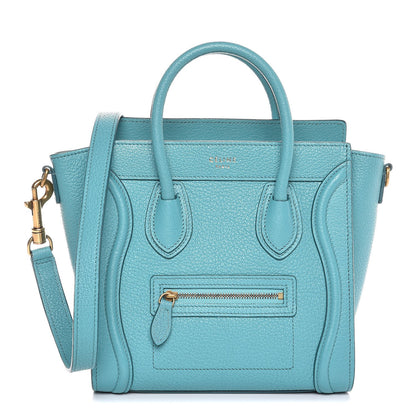 Celine Goatskin Nano Luggage Antarctic 1 of 9