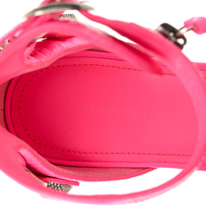 Balenciaga Agneau Arena Cagole 110mm Sandals 36.5 Fluo Pink 7 of 12