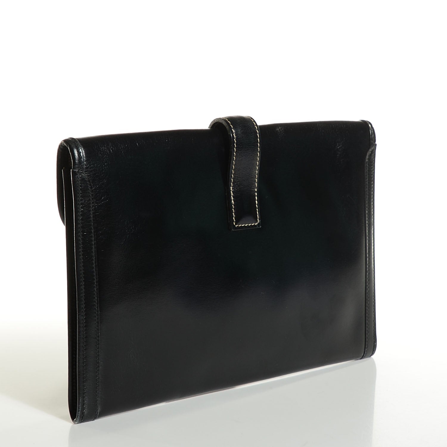 Hermes Veau Box Jige PM Clutch Black 5 of 14