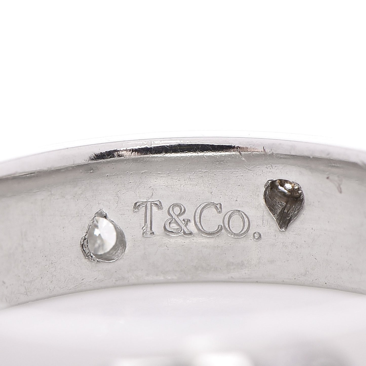 Platinum Diamond 4mm Etoile Band Ring 49 5