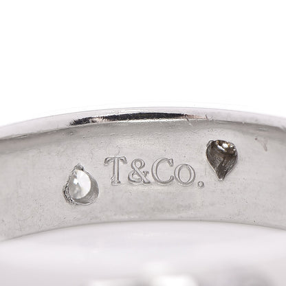 Tiffany Platinum Diamond 4mm Etoile Band Ring 49 5 4 of 4