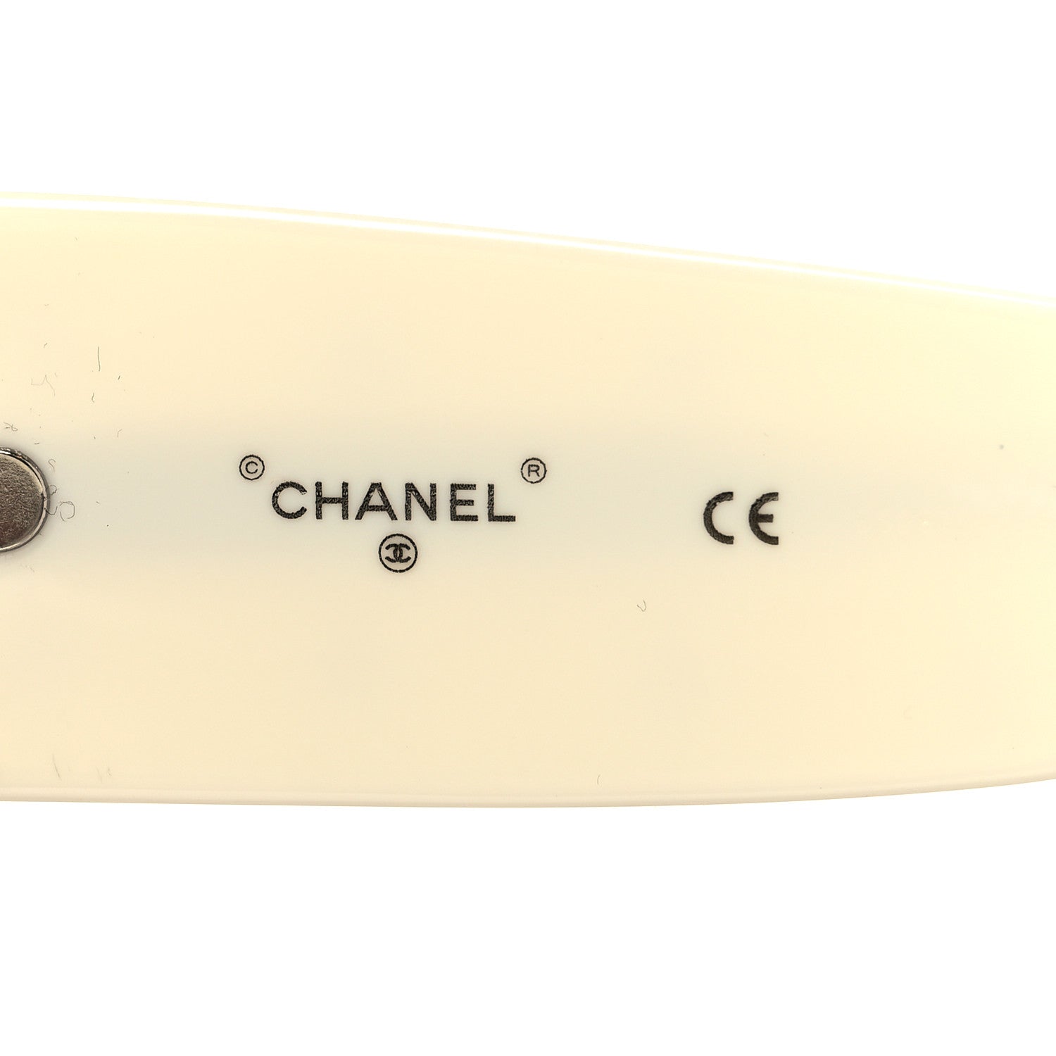 Chanel Acetate Quilted CC Pilot Sunglasses 71465 White Black 6 of 8