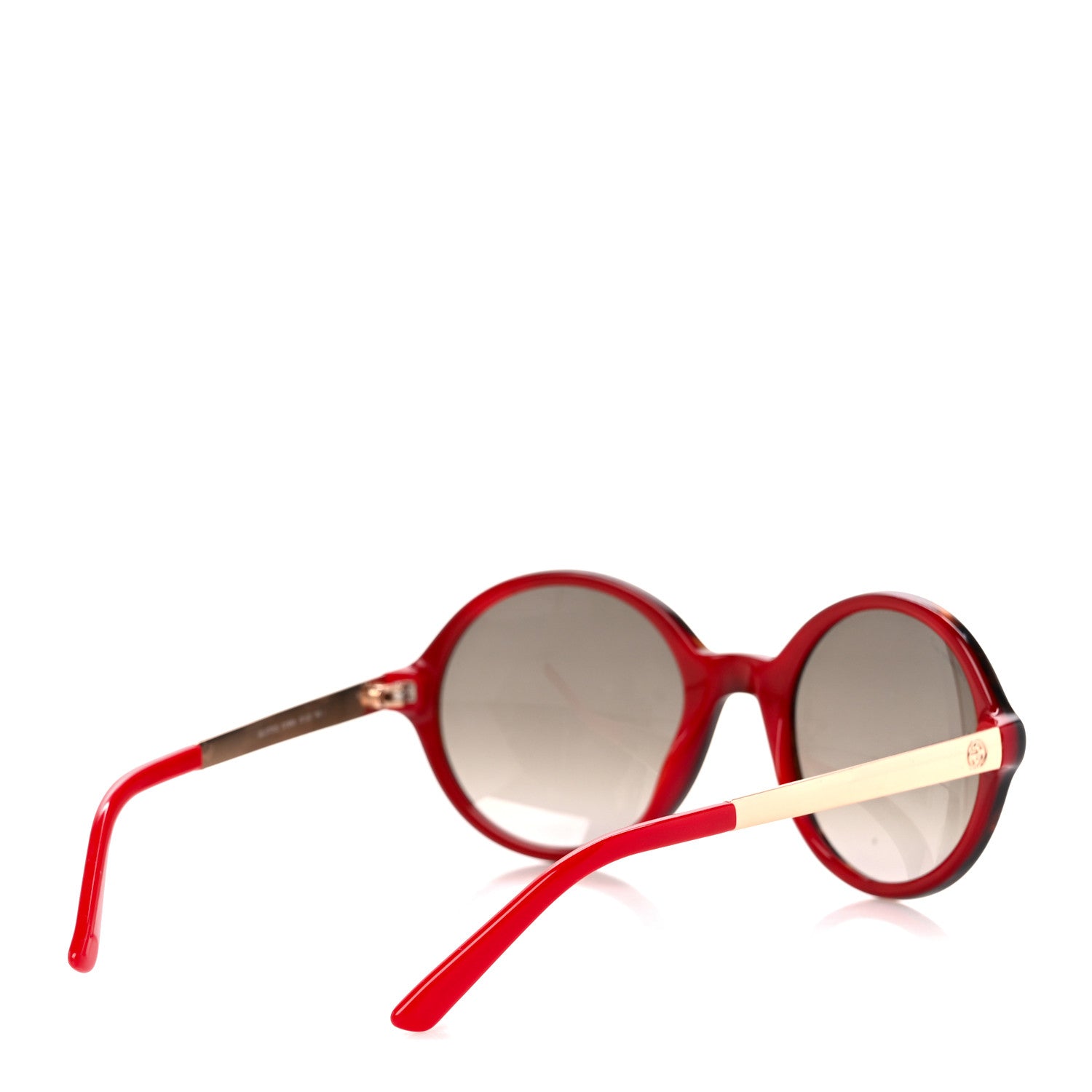 Gucci Acetate Round Sunglasses GG3770 Red 4 of 8