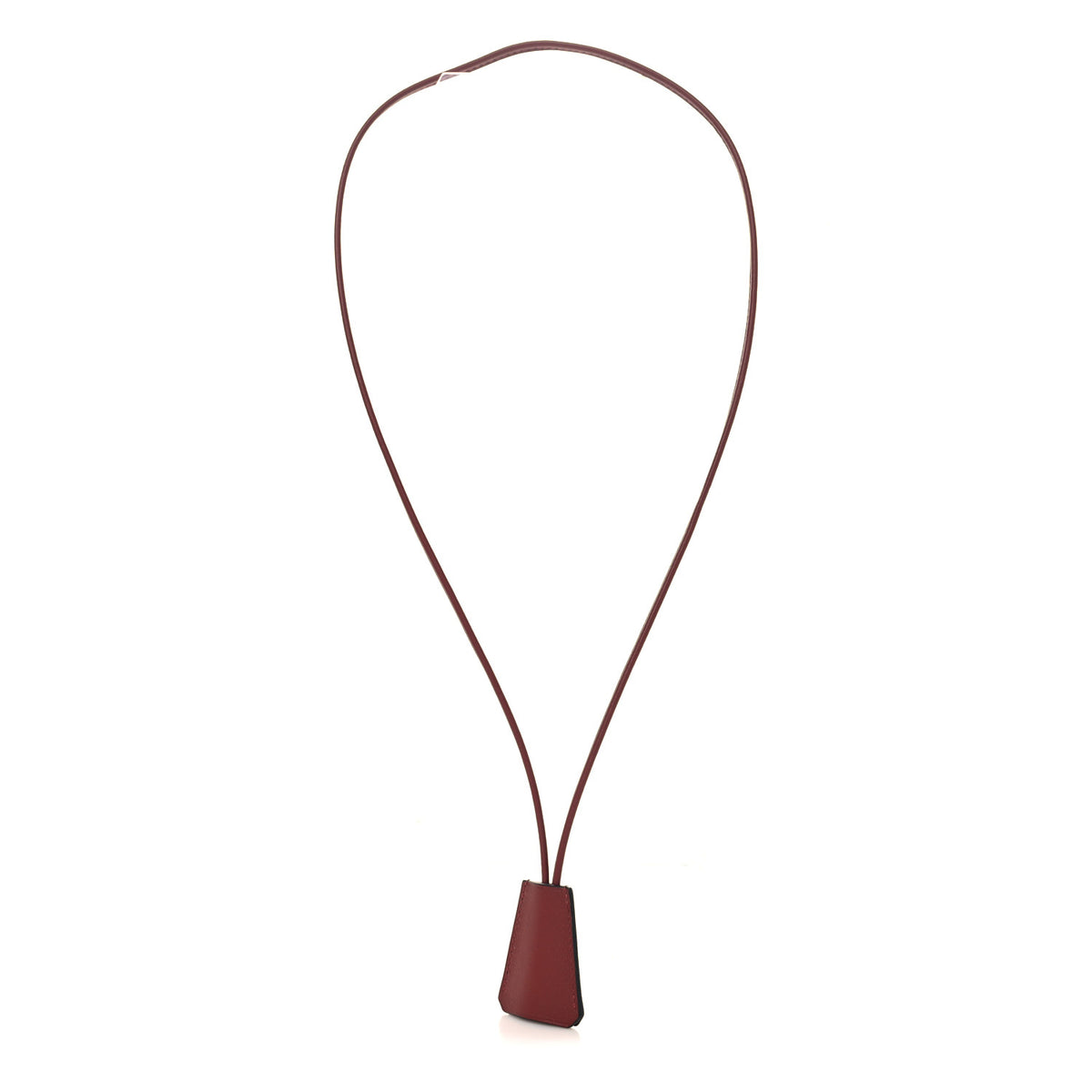 Hermes Swift Clochette Long Necklace Rouge H 3 of 5